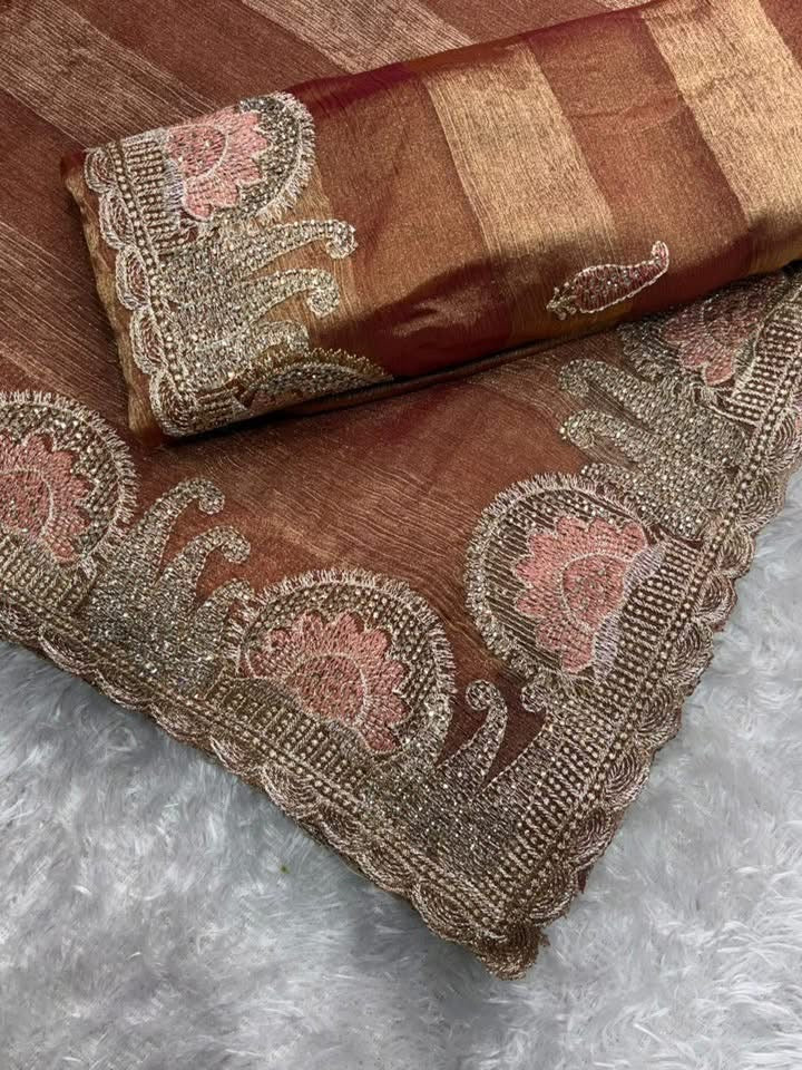 P4992 Crunchy Chiffon Saree