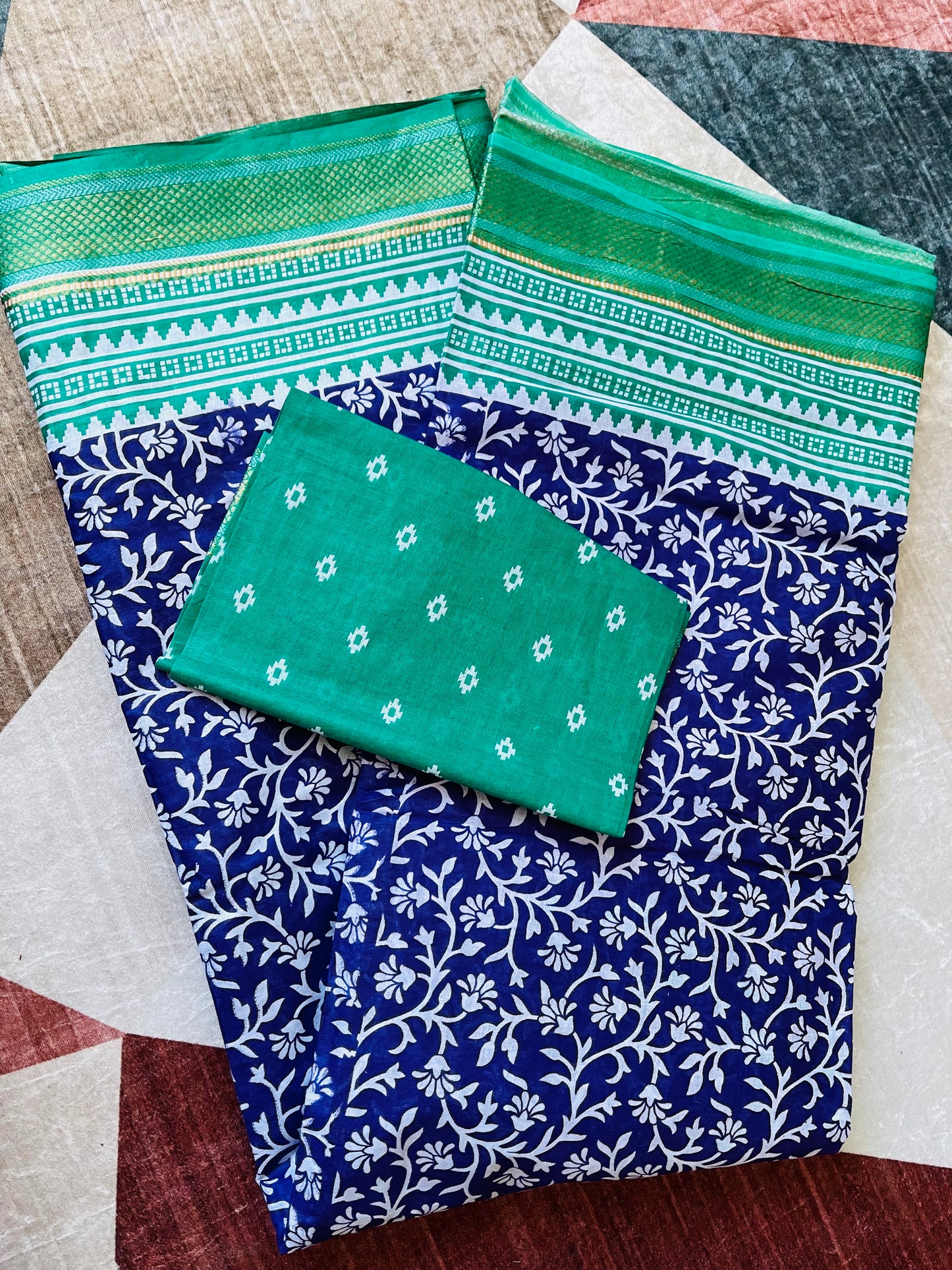 Q18 Printed Cotton Saree
