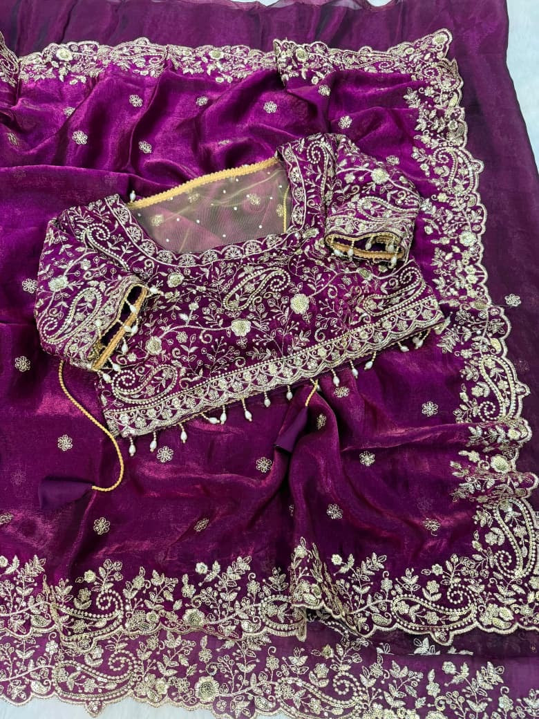 P3818 Jimmy-chu Silk Saree