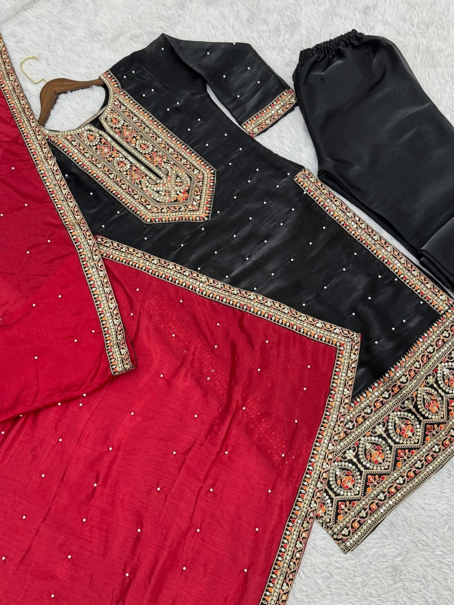 P2951 Fendy Silk Salwar Kameez Suit