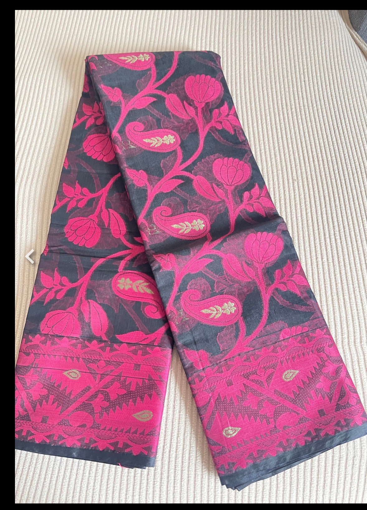 Q14 Indian Jamdani Saree