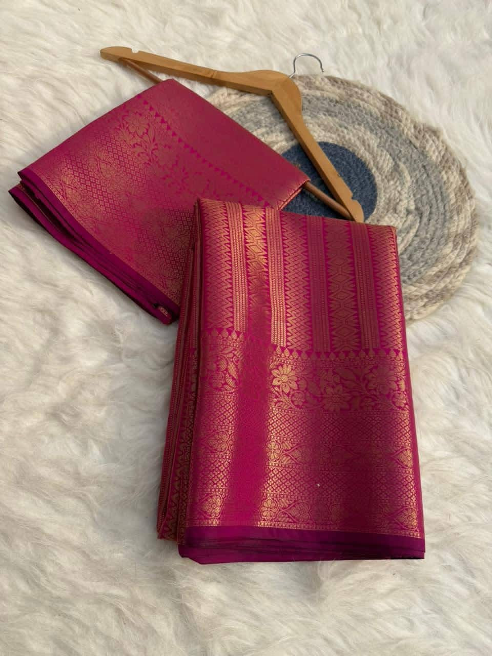 P4490 Kanjivaram Brocade Saree