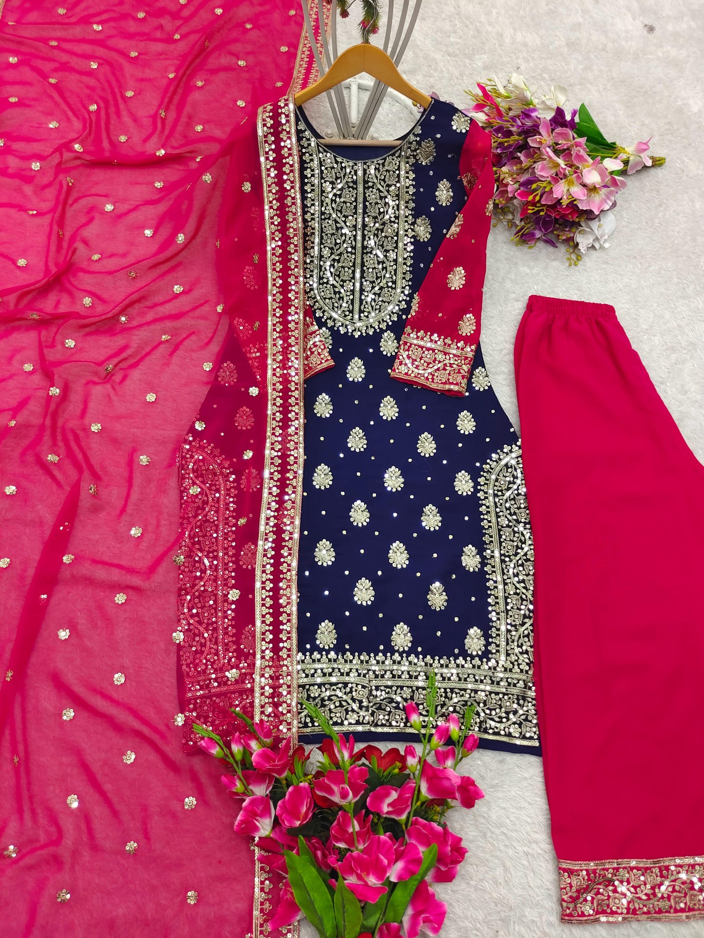 Q6 Georgette Salwar Kameez Suit