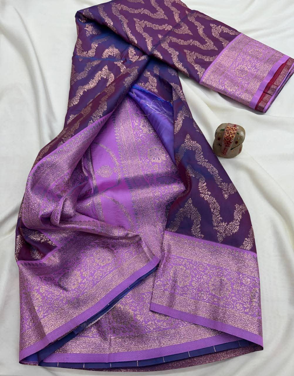 P5082 Semi Kanjivaram Saree