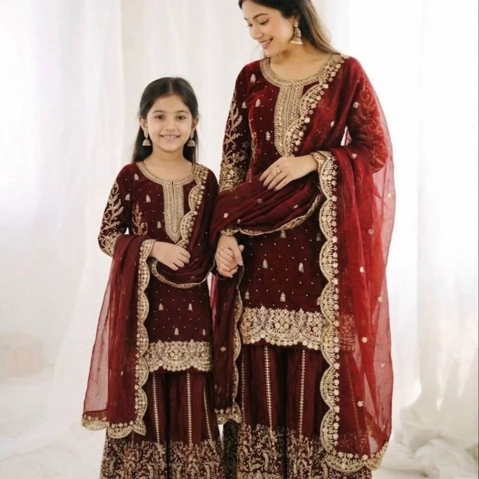P5280 Kids Sharara Suit
