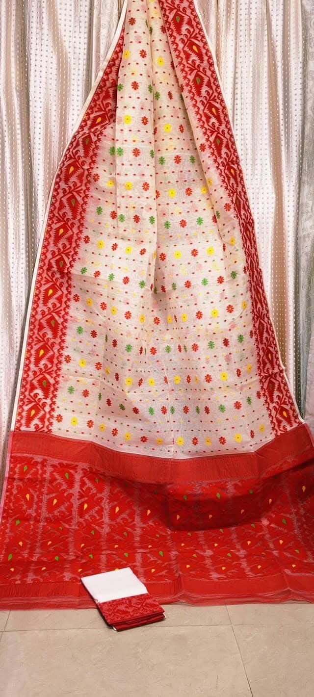 P4448 Indian Jamdani Saree