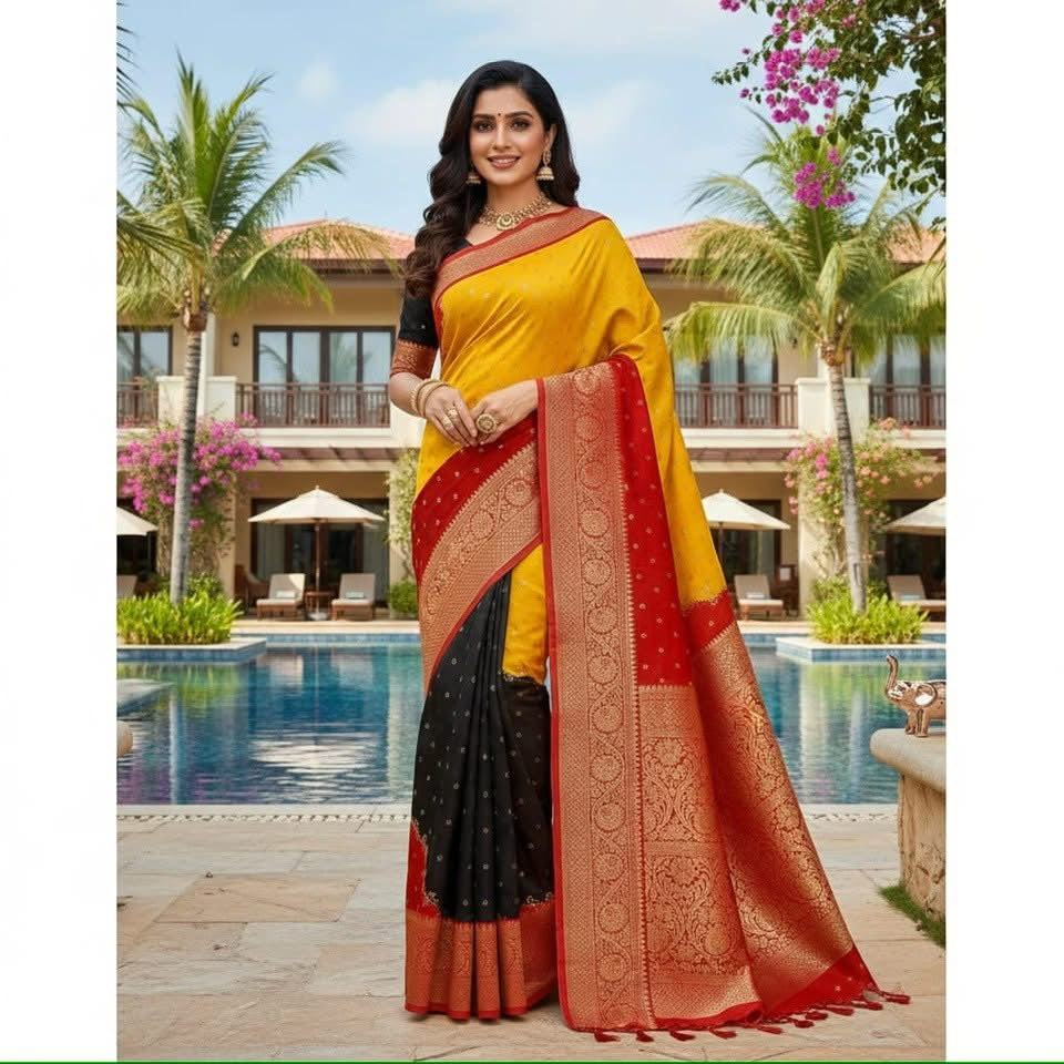 P4600 Georgette Silk Saree