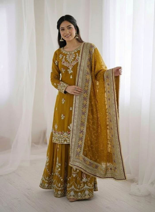 P5472 Georgette Gharara Suit