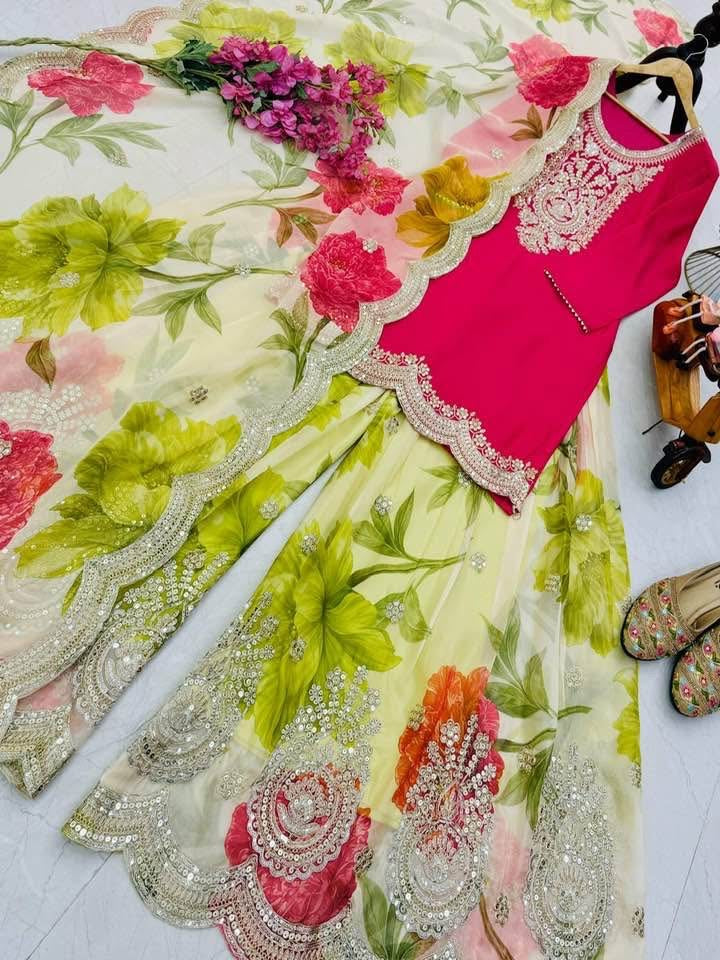 P5464 Chinon Sharara Suit