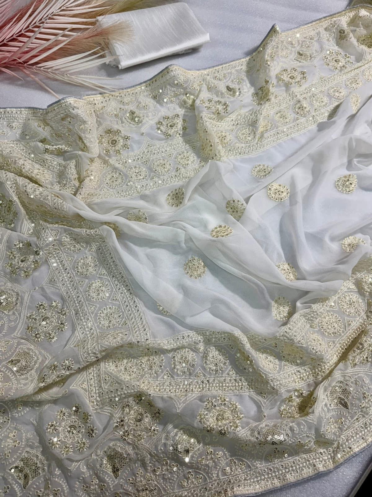 P3788 Faux Georgette Exclusive Saree