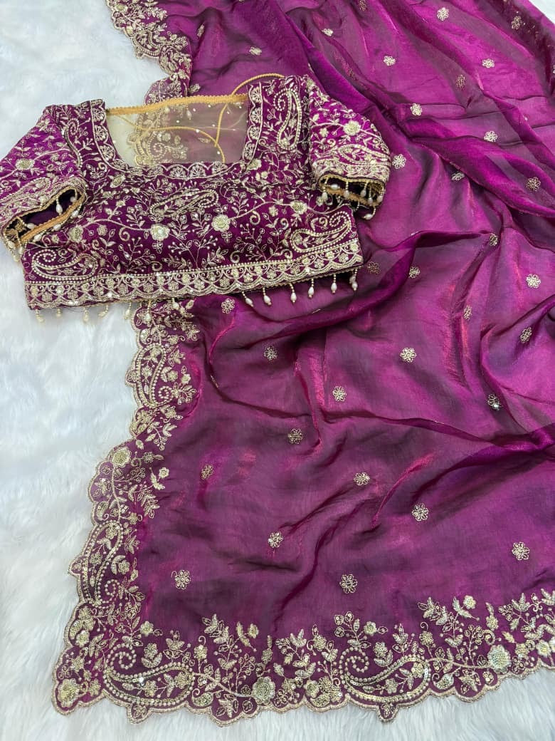 P3818 Jimmy-chu Silk Saree
