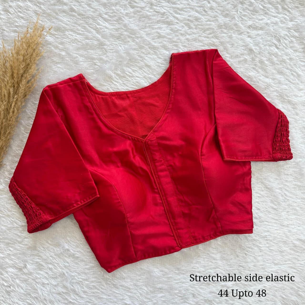 P5645 Side Elastic Blouse