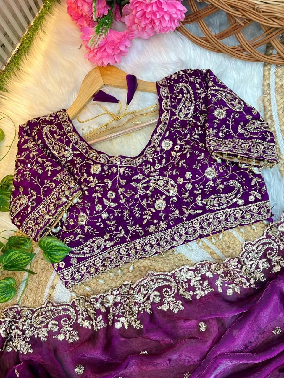 P3818 Jimmy-chu Silk Saree