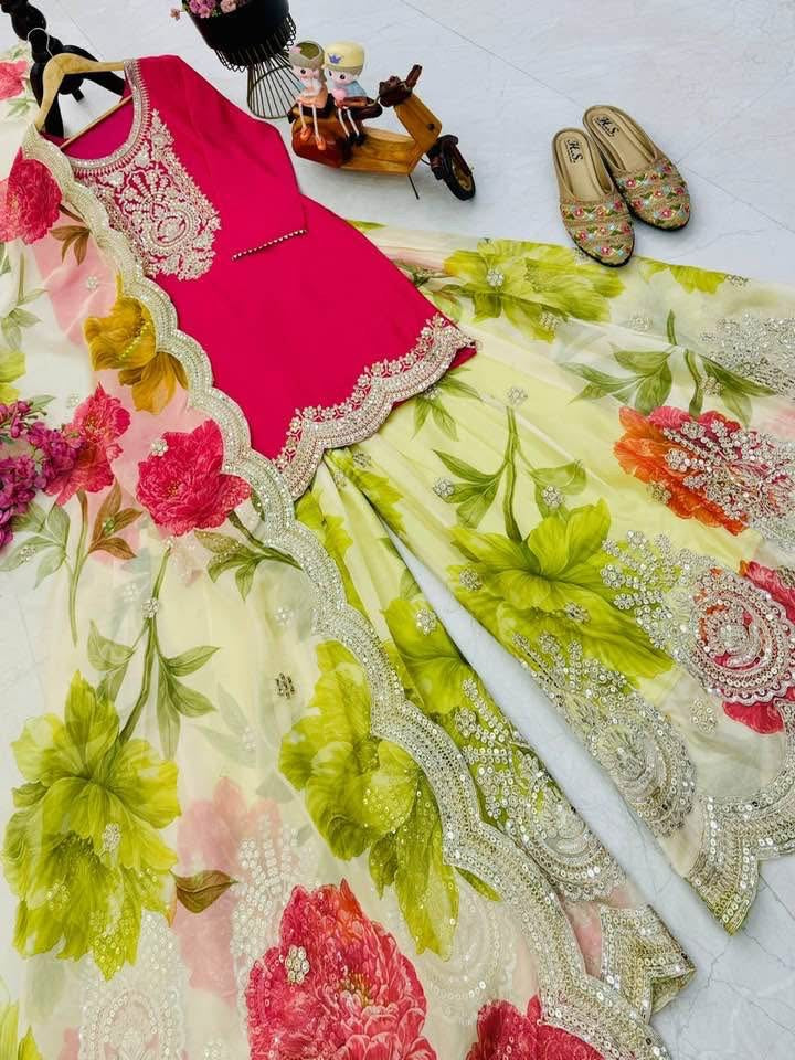 P5464 Chinon Sharara Suit