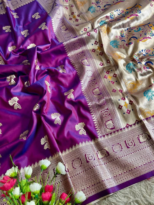 P5095 Katan Banarasi Saree