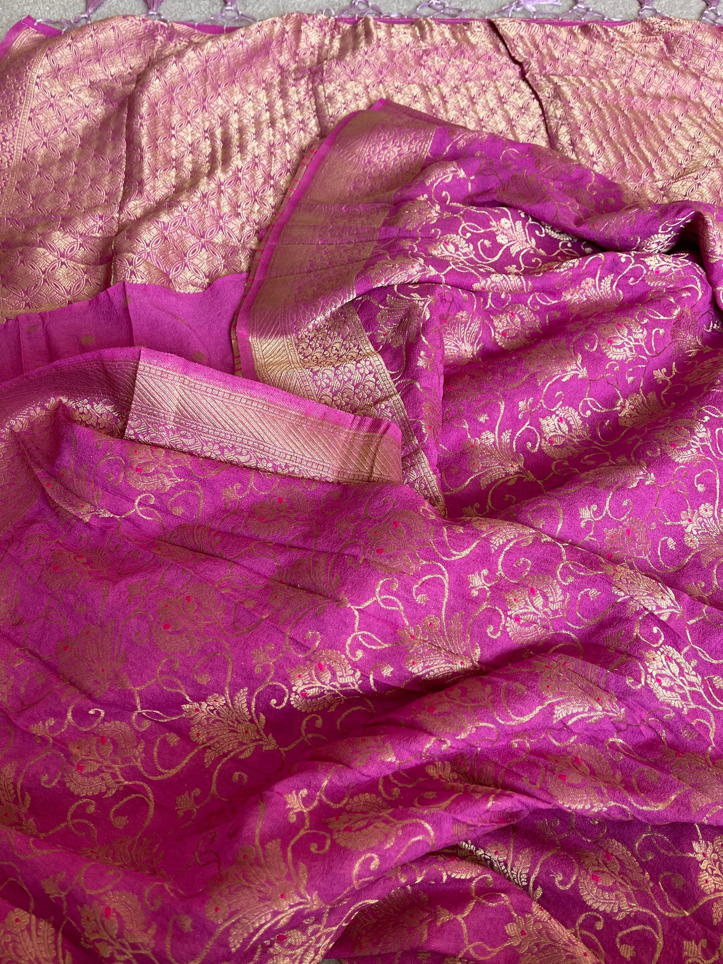 P422 Khaddi Georgette Saree