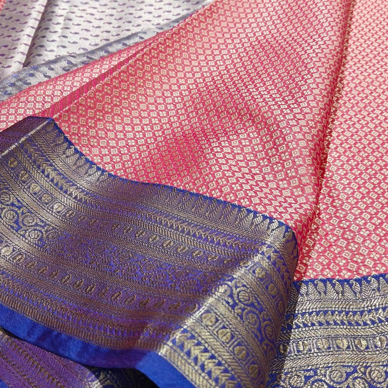 P4489 Banarasi Tanchui Silk Saree