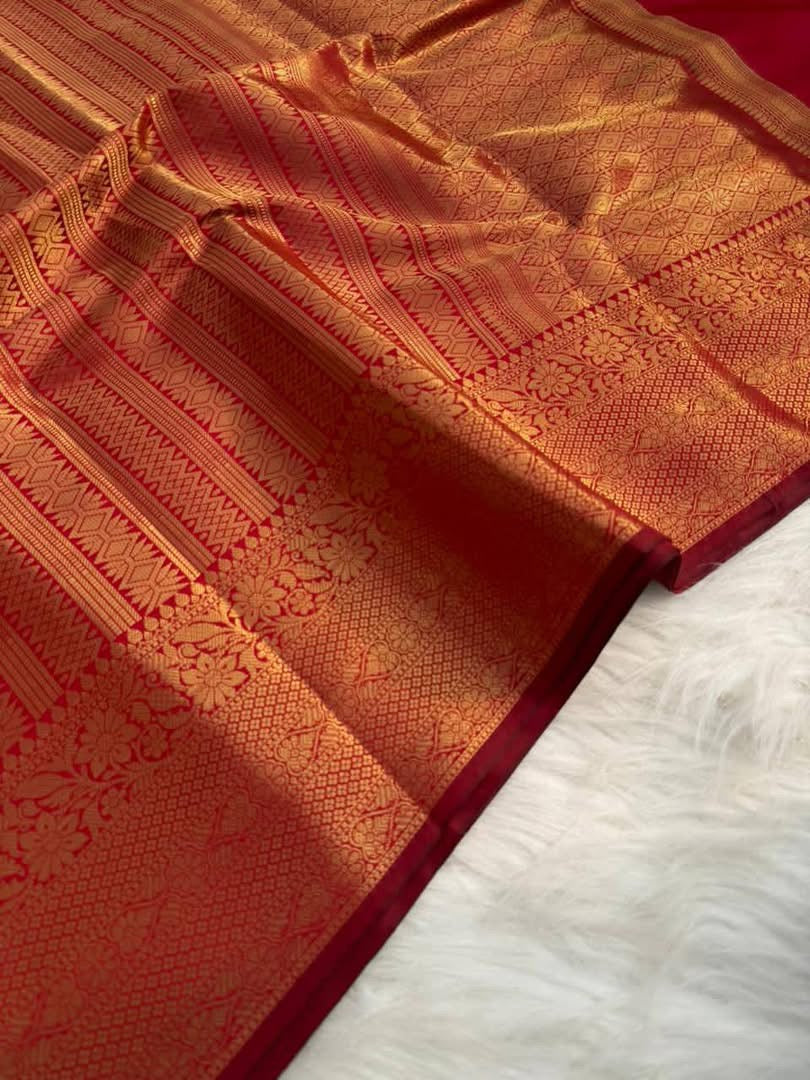 P4490 Kanjivaram Brocade Saree