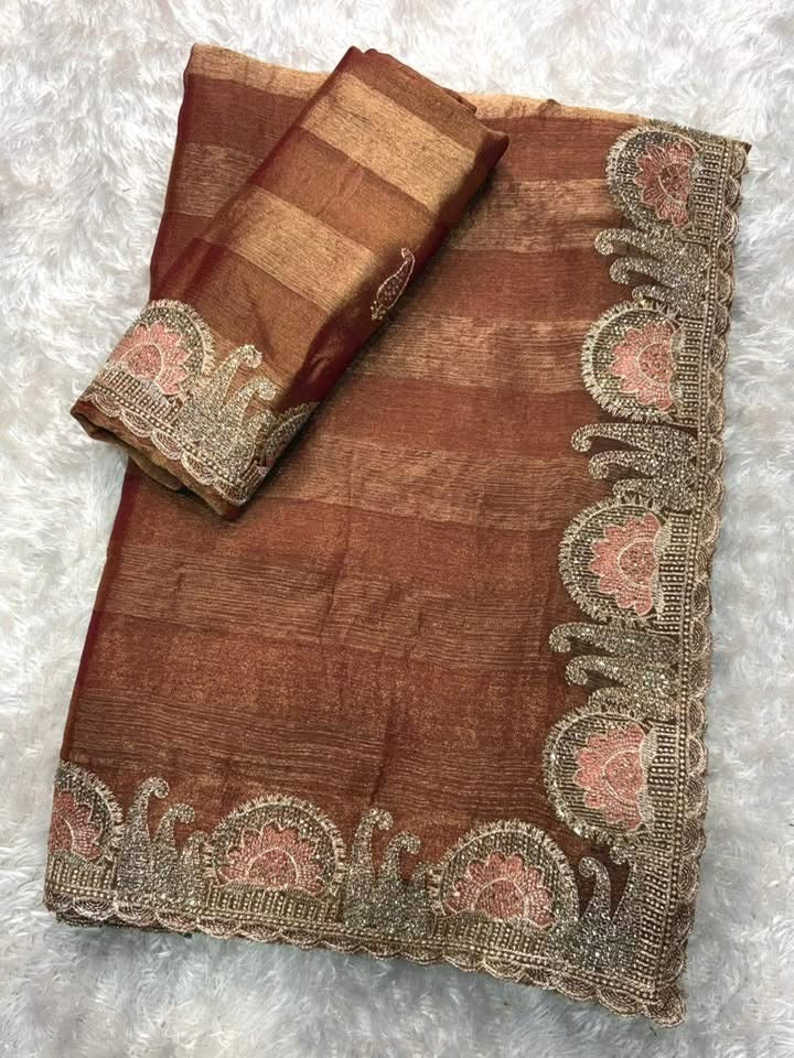 P4992 Crunchy Chiffon Saree