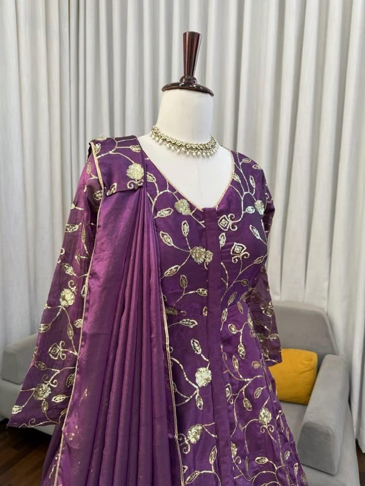 P4623 Fendy Satin Gown Dress