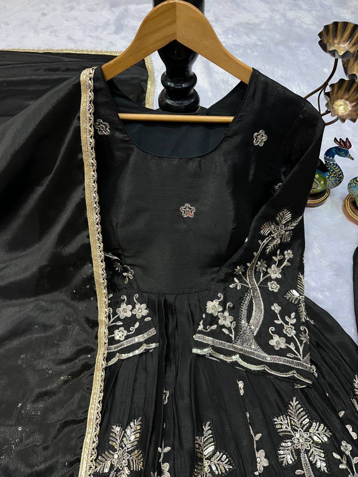 P6113 Frock style Palazzo Suit
