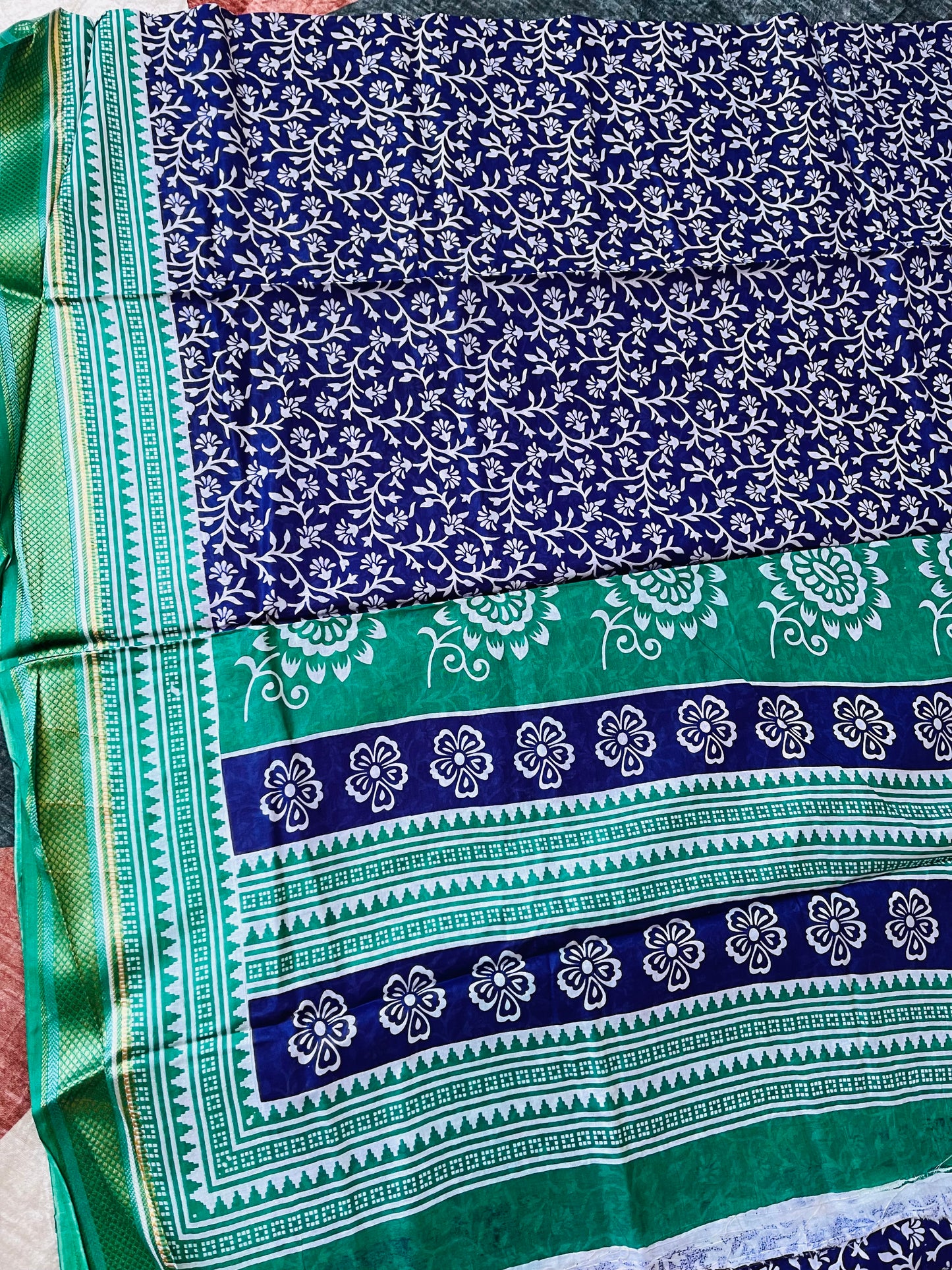 Q18 Printed Cotton Saree