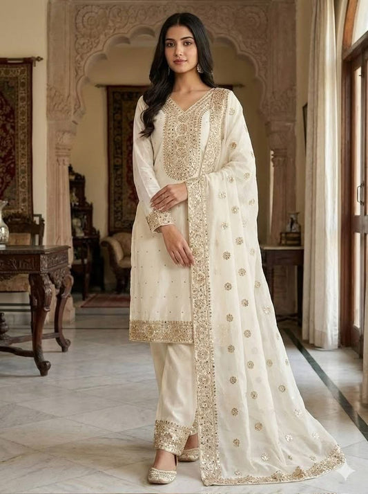 P5020 Fendy Silk Salwar Kameez Suit