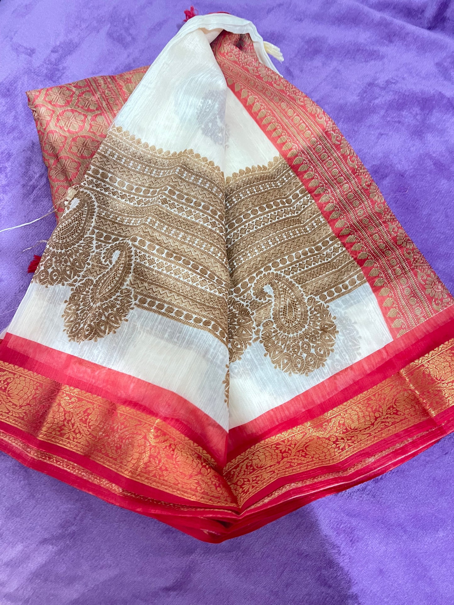 Soft Cotton Saree with Benarasi Border