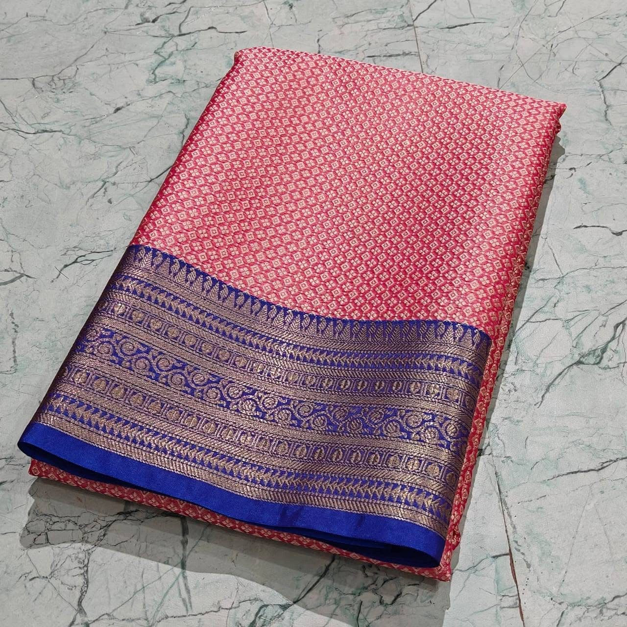 P4489 Banarasi Tanchui Silk Saree