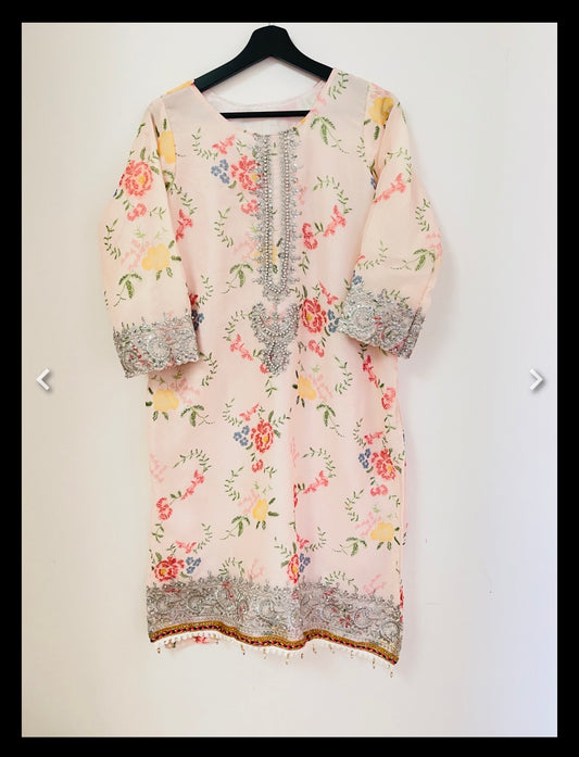 Q2 Soft Organza 2pis Suit