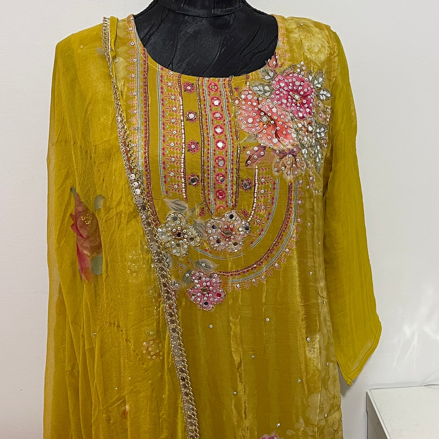 Q24 Shimmer Silk Salwar Kameez Suit