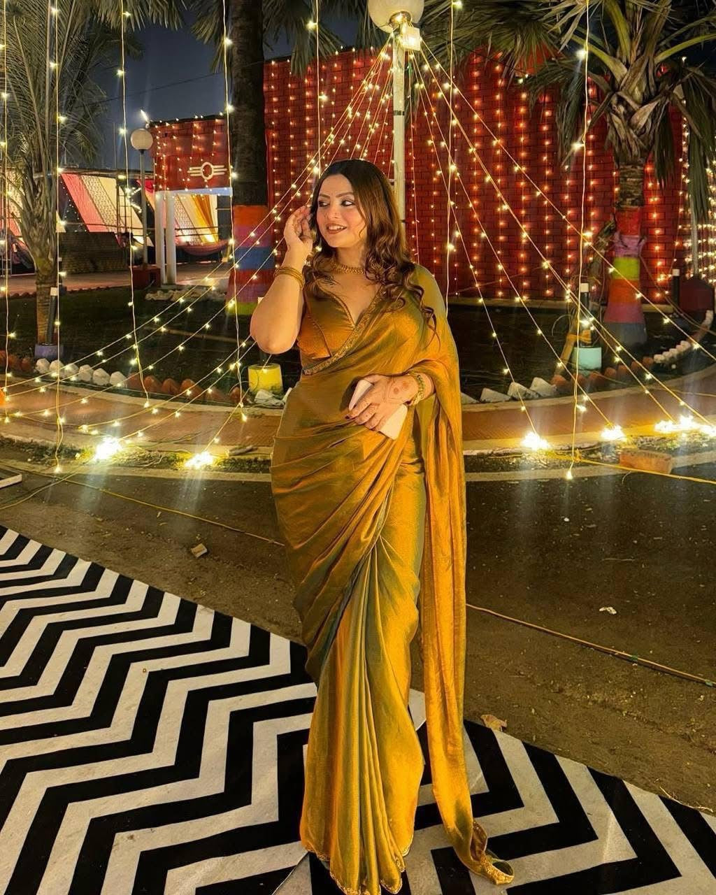 P2562 Fendy Chiffon Saree