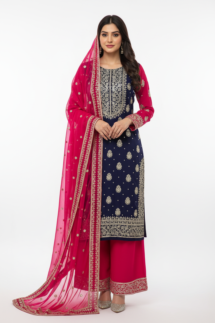 Q6 Georgette Salwar Kameez Suit