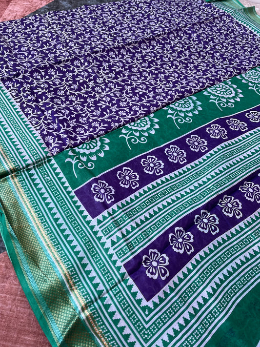 Q18 Printed Cotton Saree