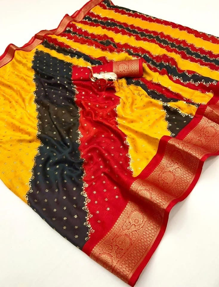 P4600 Georgette Silk Saree