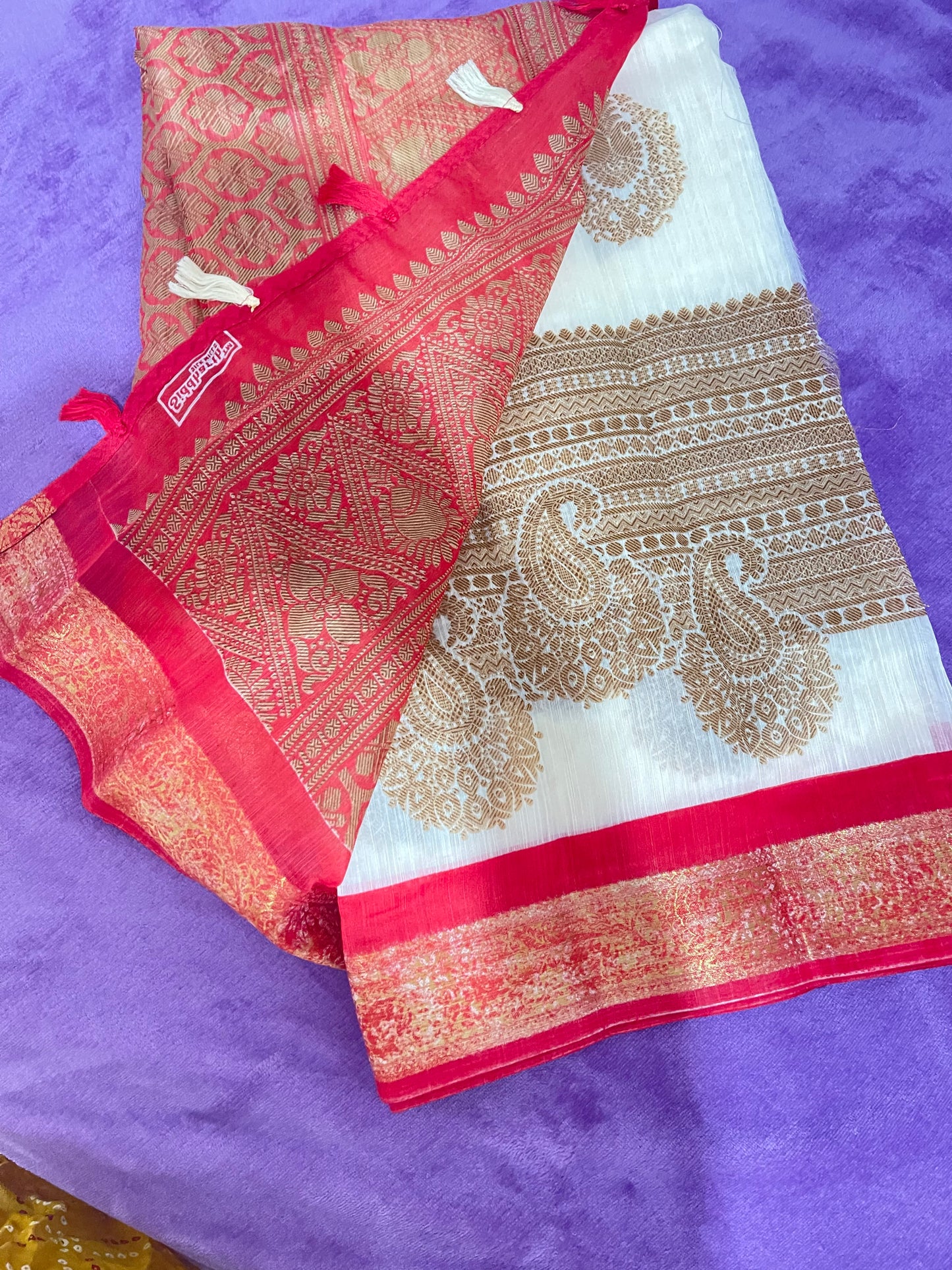 Soft Cotton Saree with Benarasi Border