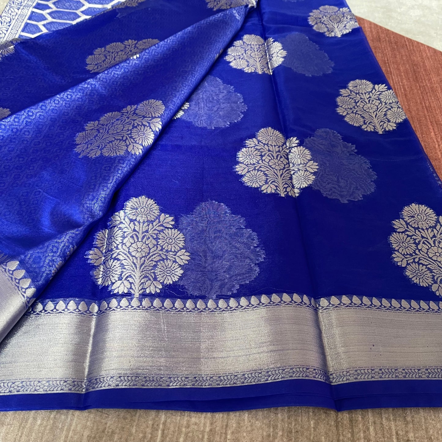 P6140 Banarasi Kora Semi Silk