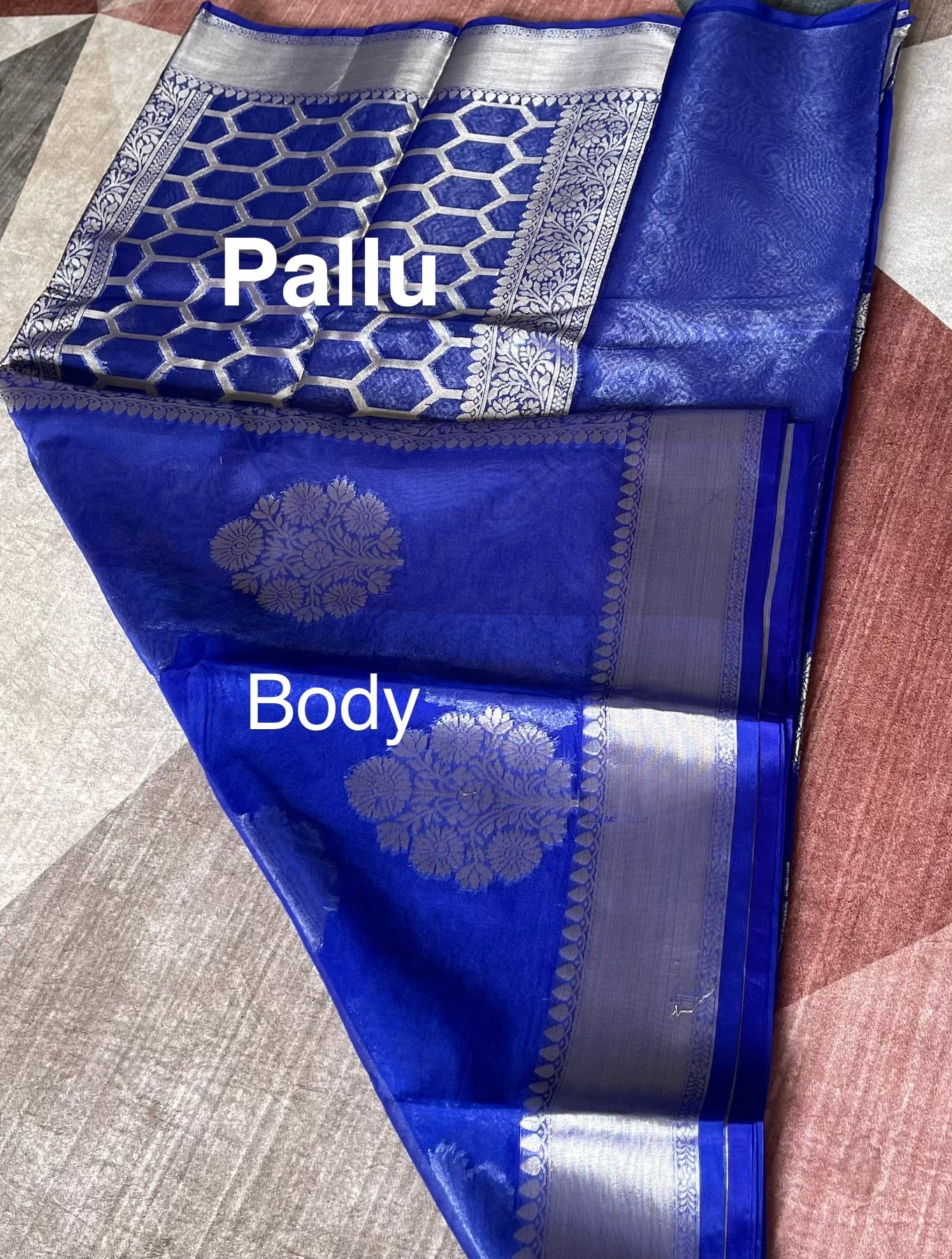 P6140 Banarasi Kora Semi Silk