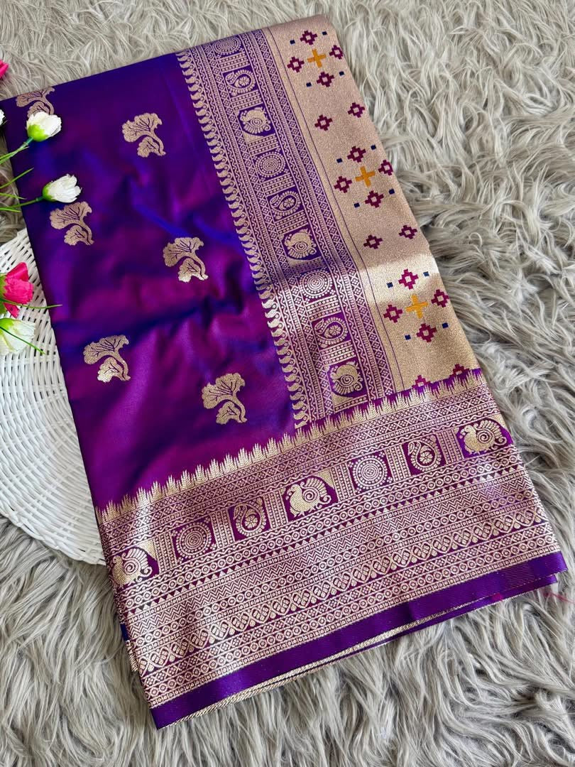 P5095 Katan Banarasi Saree