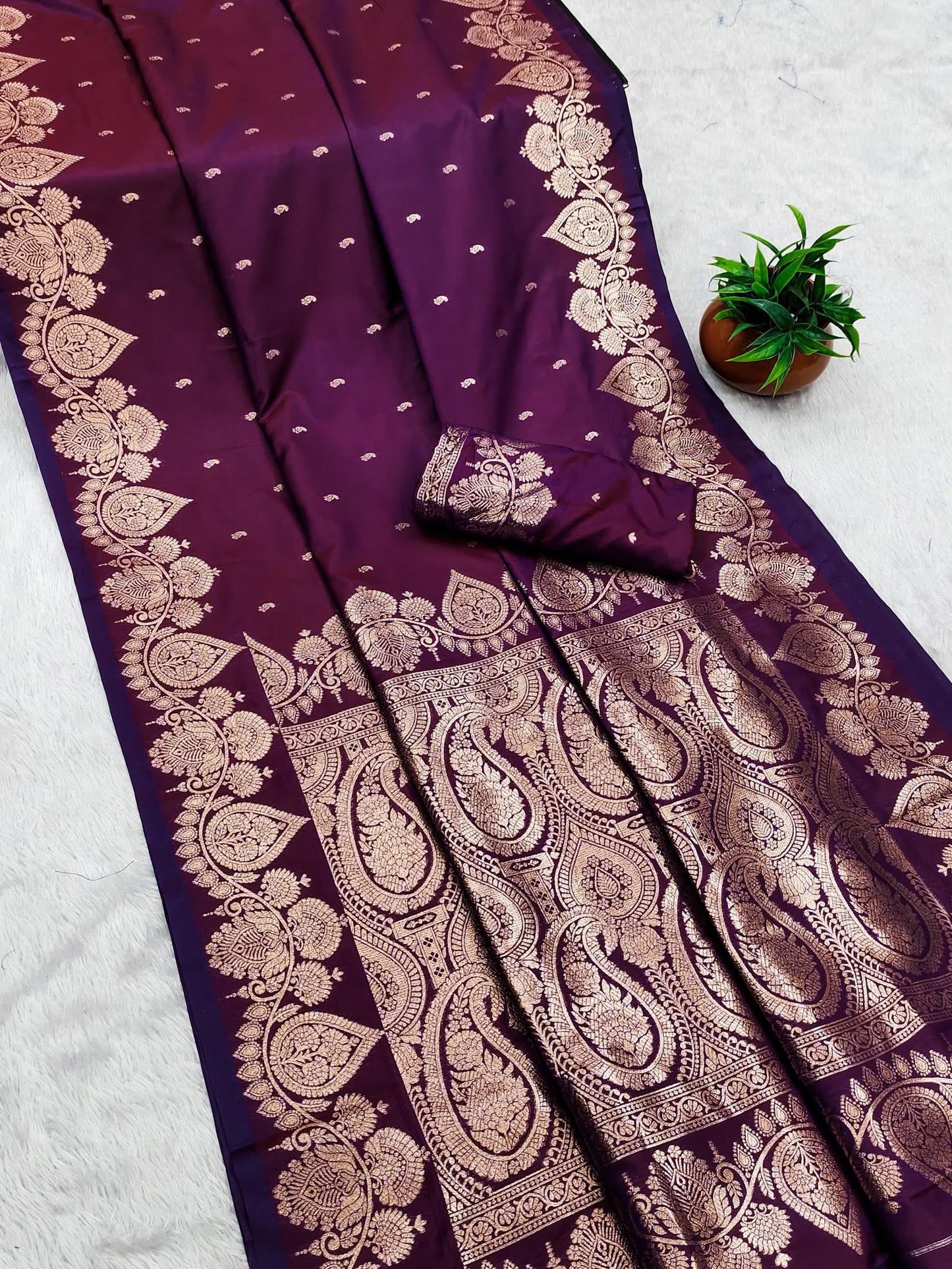 P4159 Soft Katan Silk Saree
