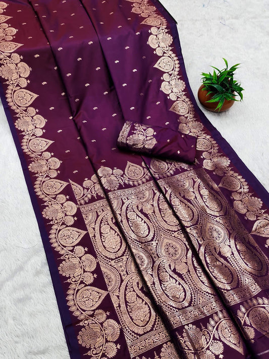 P4159 Soft Katan Silk Saree