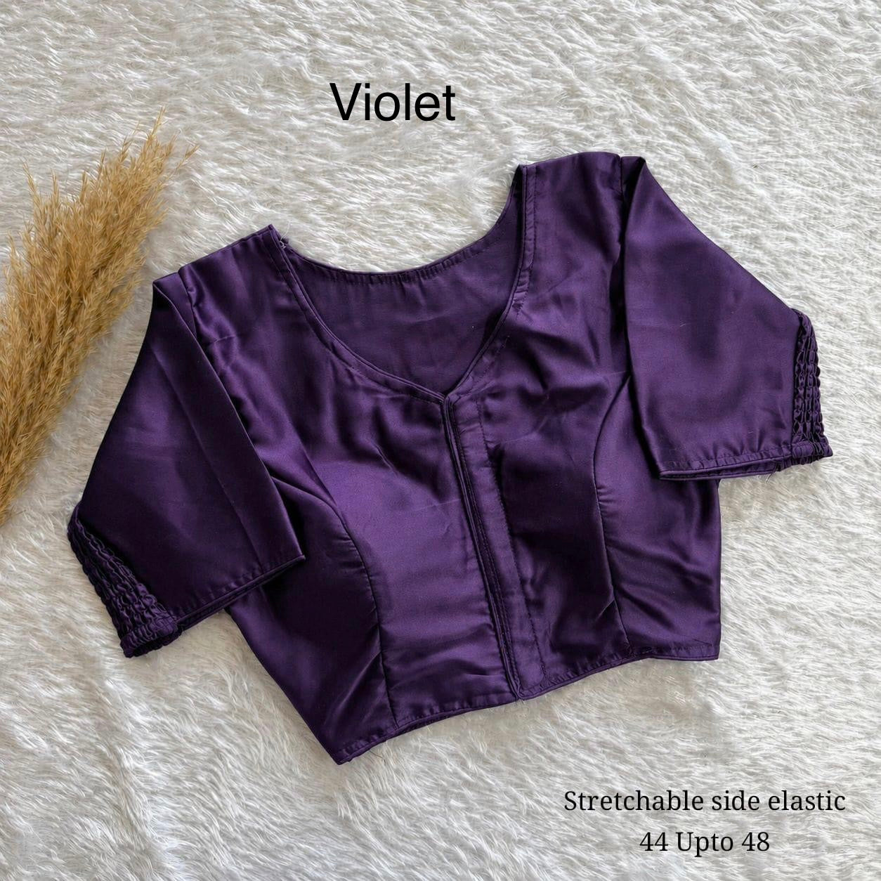 P5645 Side Elastic Blouse