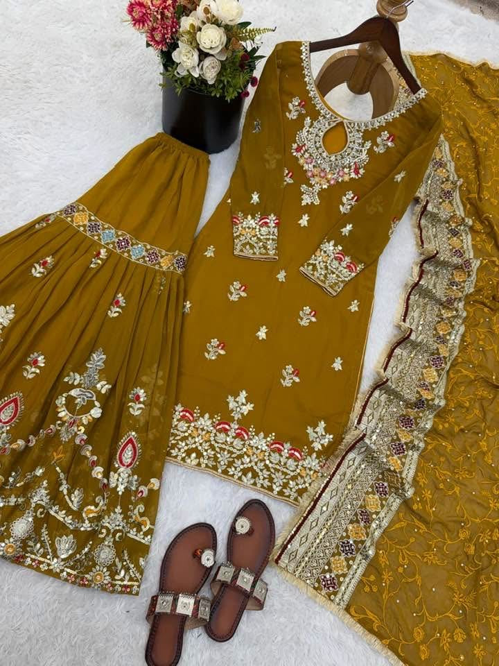 P5472 Georgette Gharara Suit
