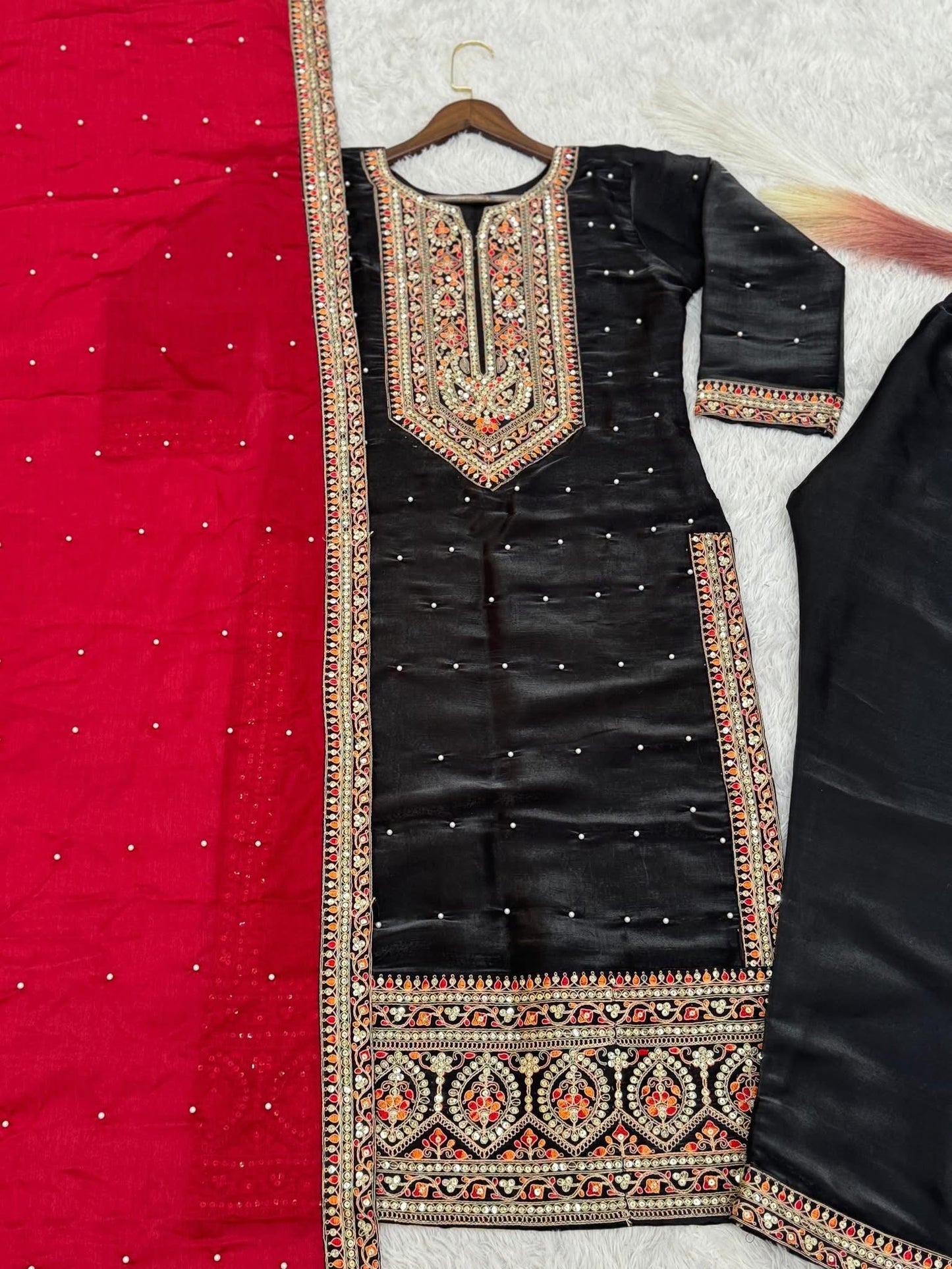 P2951 Fendy Silk Salwar Kameez Suit