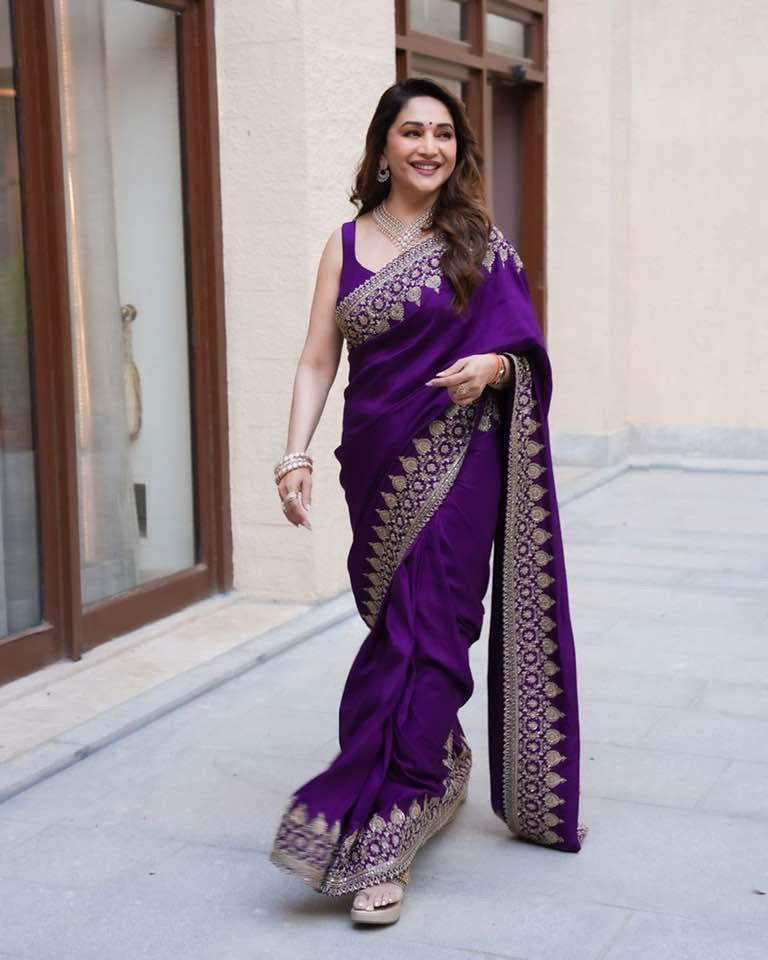 P5494 Rangoli Silk Embroidered Saree