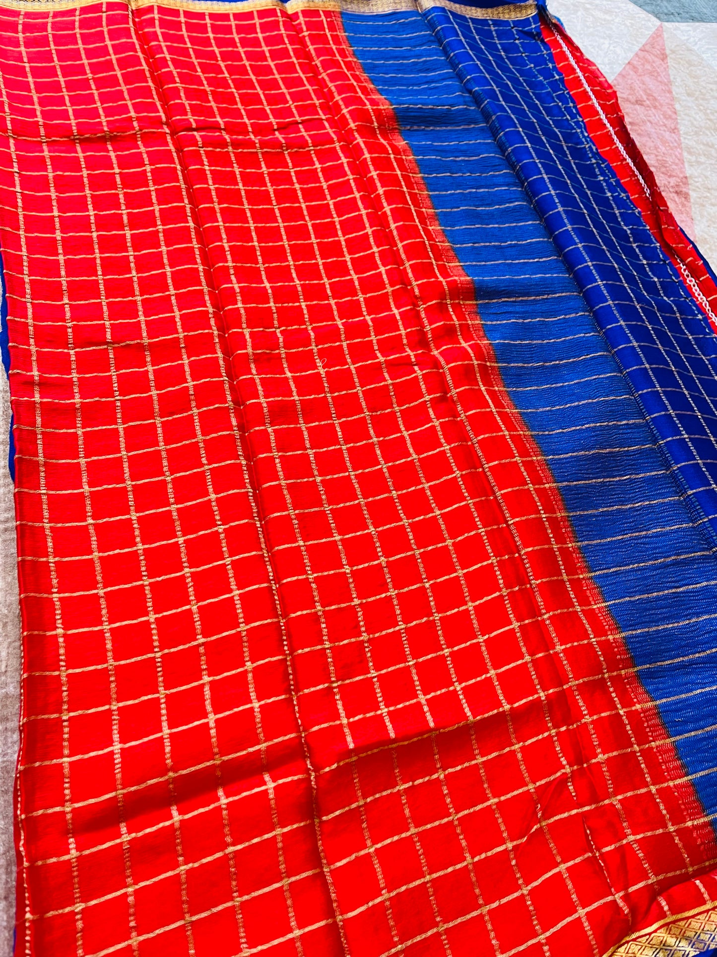 Q19 Pure Chiffon Georgette Saree