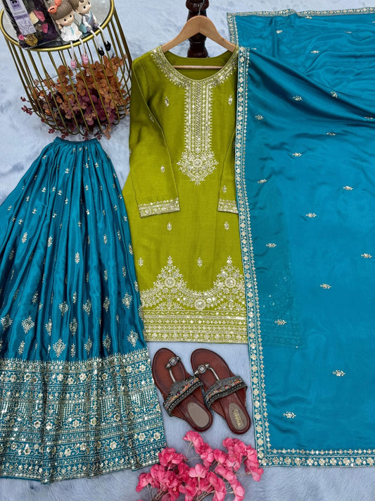 P3890 Chinon Sharara Suit