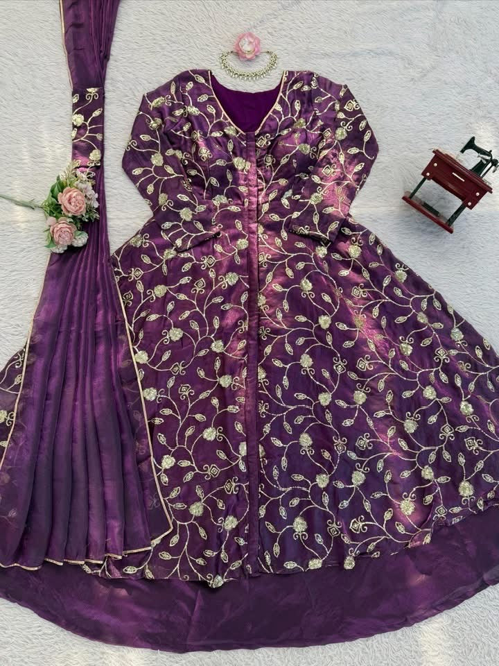 P4623 Fendy Satin Gown Dress