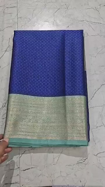 P4489 Banarasi Tanchui Silk Saree