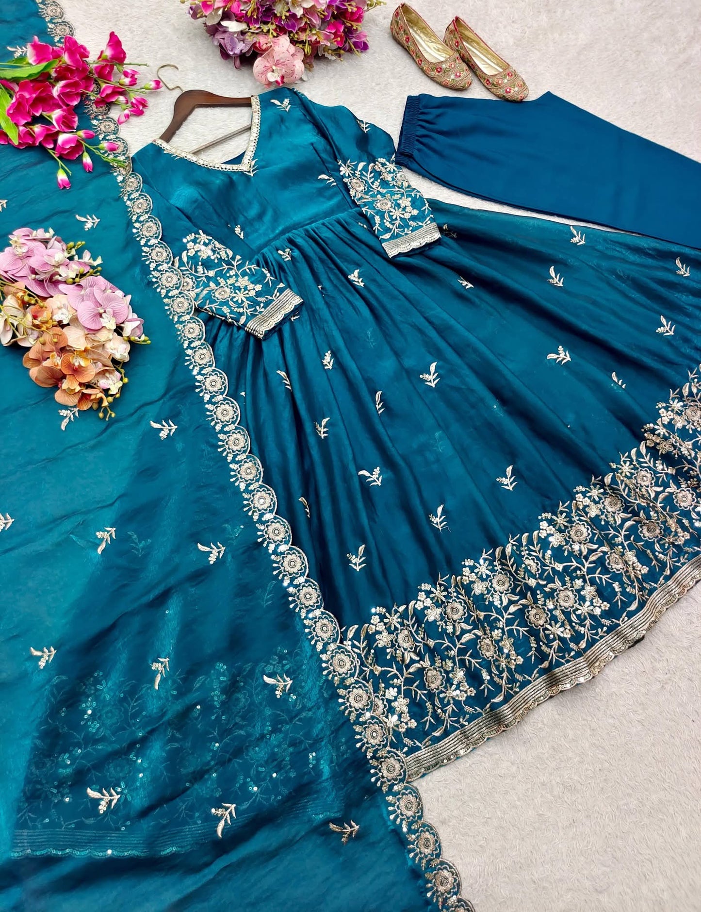 P5793 Fendy Silk Gown